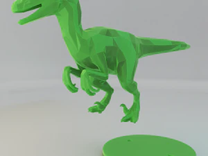 low poly raptors pack 3D Print Model
