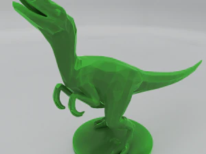 low poly raptors pack 3D Print Model