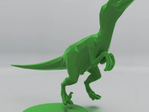 low poly raptors pack 3D Print Model