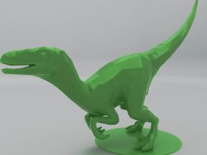 low poly raptors pack 3D प्रिंट मॉडल