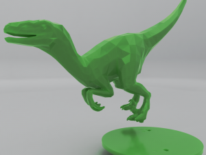 low poly raptors pack 3D प्रिंट मॉडल
