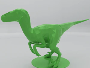 low poly raptors pack 3D Print Model
