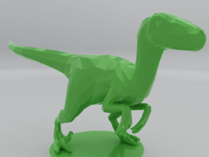 low poly raptors pack 3D प्रिंट मॉडल