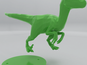 low poly raptors pack 3D प्रिंट मॉडल