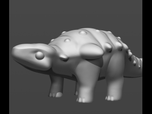 cute dinosaurs 3Dプリントモデル