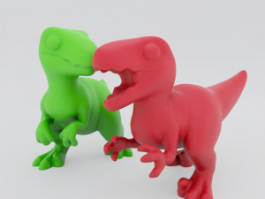 cute carnivores 3D Print Model