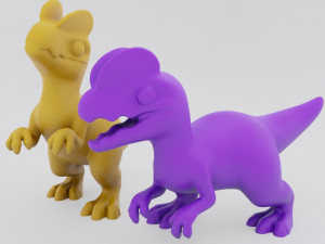 cute carnivores 3D Print Model