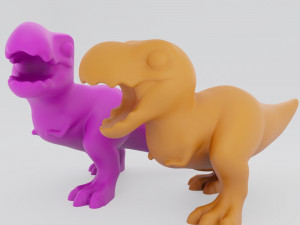 cute carnivores 3D Print Model