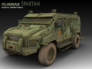 kraz spartan Model 3D