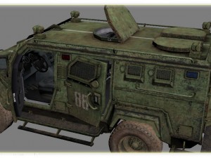 kraz spartan Model 3D