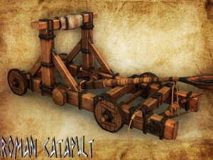 roman catapult 3D Model