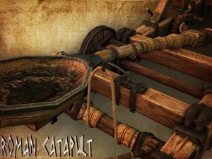 roman catapult 3D Model