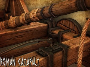 roman catapult 3D Model