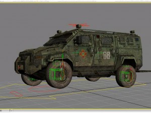 full rigging kraz spartan 3D Model