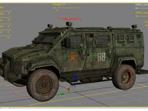 full rigging kraz spartan 3D Model