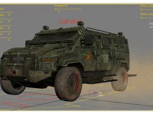 full rigging kraz spartan 3D Model