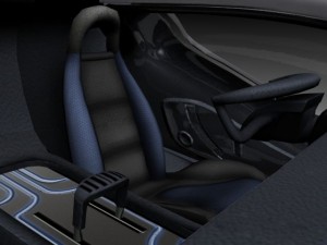 police hovercar 3D Model