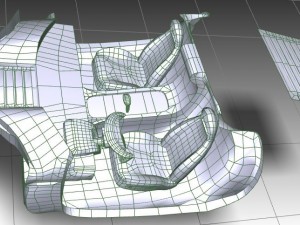 police hovercar 3D Model