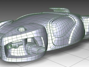 police hovercar 3D Model