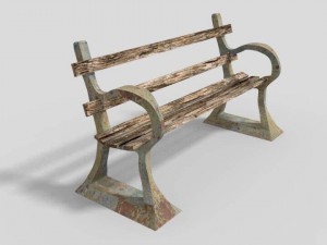 bench Modèle 3D