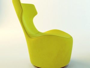 armchair piccola papilio bb italia Modèle 3D