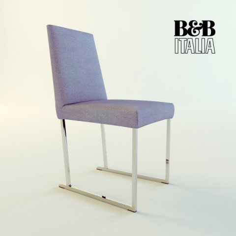 chair solo bb italia Model 3D .c4d .max .obj .3ds .fbx .stl .blend