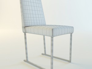 chair solo bb italia Model 3D