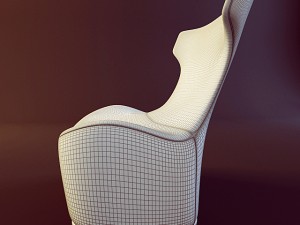 sofa love papilio bb italia 3D Model