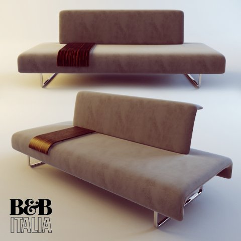 sofa cloud bb italia 3D-Modell .c4d .max .obj .3ds .fbx .stl .blend 