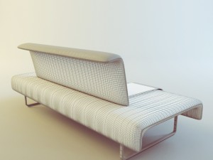sofa cloud bb italia 3D-Modell