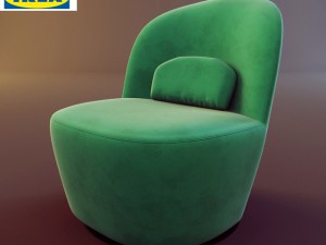 stokgolm armchair ikea Modèle 3D