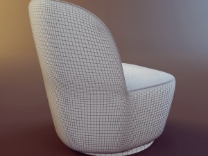 stokgolm armchair ikea Modèle 3D