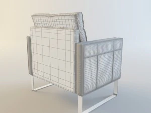 armchair melbi ikea 3D Model