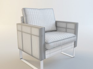 armchair melbi ikea Modèle 3D