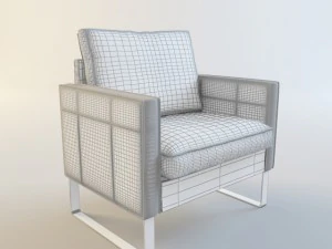 armchair melbi ikea 3D Model