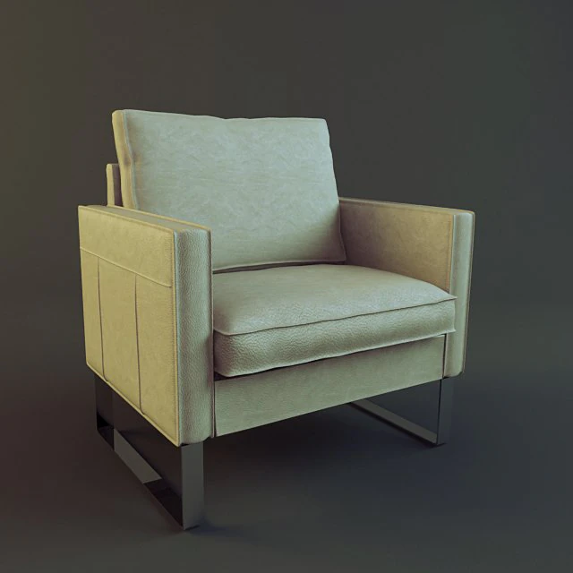 armchair melbi ikea 3D Model .c4d .max .obj .3ds .fbx .stl .blend