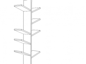 book shelf 3D-Modell