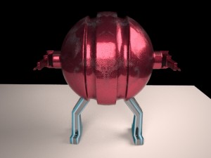 military robot 3D Model
