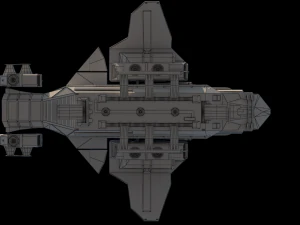 transport ship k01 3D Model