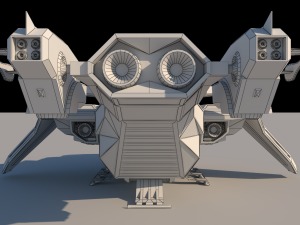 transport ship k01 Modèle 3D