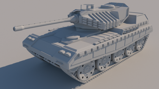 tank 3D Model .c4d .max .obj .3ds .fbx .stl .blend 
