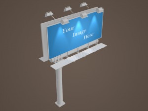 billboard advertising 3D Модель