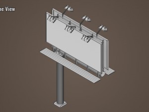 billboard advertising 3D Модель