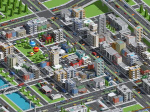SimplePoly Urban - Low Poly Assets 3D Model