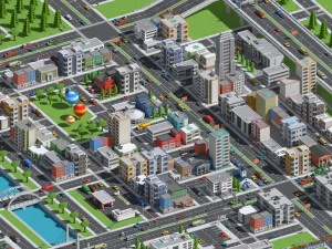 SimplePoly Urban - Low Poly Assets 3D Model