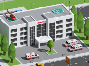 SimplePoly Urban - Low Poly Assets 3D Model