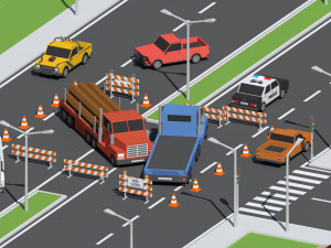 SimplePoly Urban - Low Poly Assets 3D Model