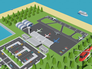 SimplePoly Urban - Low Poly Assets 3D Model