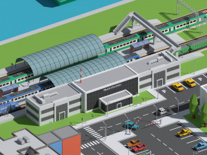 SimplePoly Urban - Low Poly Assets 3D Model