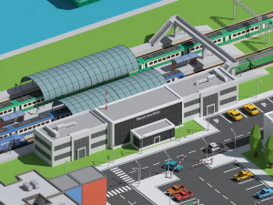 SimplePoly Urban - Low Poly Assets 3D Model